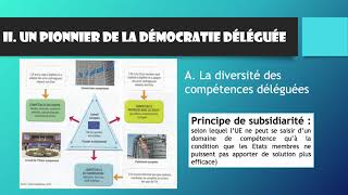 1HGGSP  Le fonctionnement de lUE  démocratie représentative et démocratie déléguée [upl. by Aihtela]