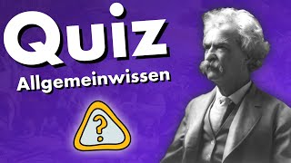 Quiz Allgemeinwissen  10 Fragen [upl. by Ordnazil]