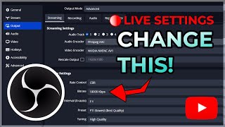 OBS Studio  BEST Streaming Settings for YouTube 2025 [upl. by Anerom406]