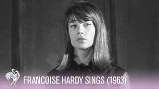 Francoise Hardy Sings 1963  Vintage Fashion [upl. by Llerruj]