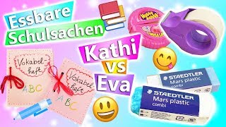 DIY Inspiration Challenge 160  Essbare Schulsachen selber machen  Lustige Pranks Back to school [upl. by Aisatsan]