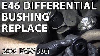 BMW E46 Subframe Bushing Replacement DIY [upl. by Allicirp]