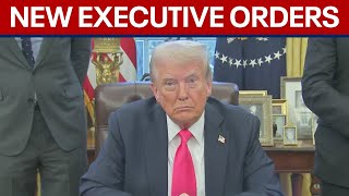 President Trump signs new executive orders [upl. by Osborn]