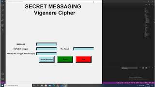 Python Project  Encryption Decryption  Tkinter Project [upl. by Nairadas]