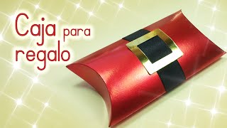 Manualidades para Navidad CAJA para REGALO navideña  Innova Manualidades [upl. by Nnylidnarb466]