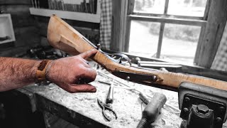 How to Build a Flintlock by Hand Part 7 [upl. by Ydnil]