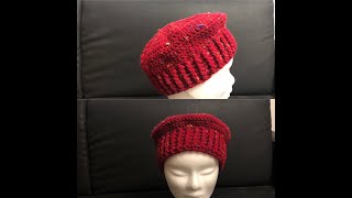 Tuto bonnet béret au crochet [upl. by Namsaj983]