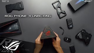 Unboxing ROG Phone 3  ROG [upl. by Ahsenod]