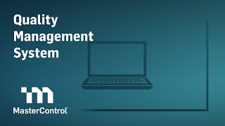 MasterControl Quality Management System QMS [upl. by Eladroc]