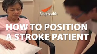 How To Position A Stroke Patient [upl. by Blayne]