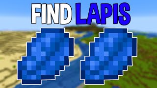 How to Find Lapis Lazuli in Minecraft All Versions [upl. by Nawrocki]