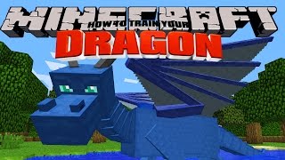 Minecraft  HOW TO TRAIN YOUR DRAGON  Splash the Water Dragon 2 [upl. by Klemens990]