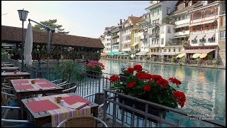 4K Thun Thunersee Berner Oberland SWITZERLAND アルプス山脈 [upl. by Anama]