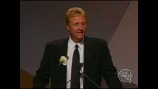 Larry J Birds Basketball Hall of Fame Enshrinement Speech [upl. by Ashlen]