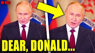 WATCH PUTIN ISSUE TERRIFYING WARNING TO TRUMP [upl. by Manas]