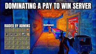 Dominating A PAY TO WIN Server  Rust Console [upl. by Sigvard165]