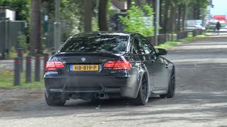 BMW M3 E92 with Supersprint Exhaust  Start Up Revs Accelerations Powerslide [upl. by Aratak]