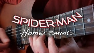 SpiderMan Homecoming Theme on Guitar [upl. by Gnep]