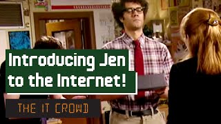 Moss Introduces Jen To The Internet  The IT Crowd Series 3 Episode 4 The Internet [upl. by Ttimme]