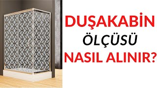 Duşakabin Ölçüsü Nasıl Alınır Duşakabin Ölçü Alma Alma Tekniği  YapıDükkanım [upl. by Nnaeerb]