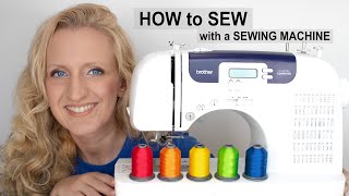 HOW to USE a SEWING MACHINE for BEGINNERS by Naztazia [upl. by Etrem]