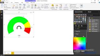 Power BI Custom Visual  Tachometer [upl. by Hidie153]