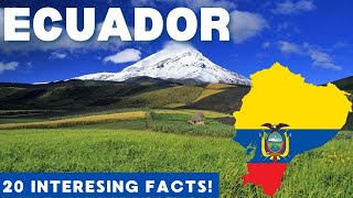 ECUADOR 20 Facts in 3 MINUTES [upl. by Ahsiemat]