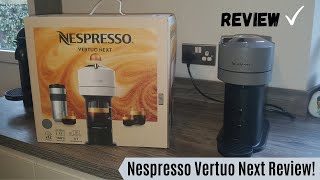 Nespresso Vertuo Next Review  An upgrade from the VertuoPlus coffee machine [upl. by Li]