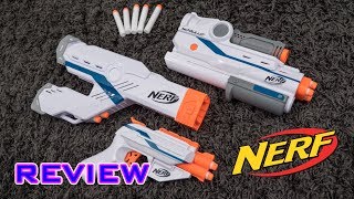 REVIEW Nerf Modulus Mediator Attachments  Barrel amp Stock [upl. by Zakaria]