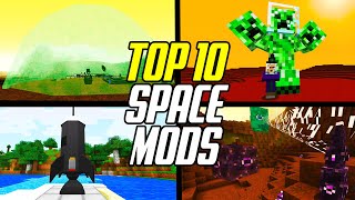 Top 10 Minecraft Space Mods [upl. by Ehtyaf]