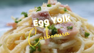 Egg Yolk Carbonara [upl. by Weiser567]