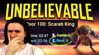 Insane Scarab King 100 Auto Team I Raid Shadow Legends [upl. by Anjela]