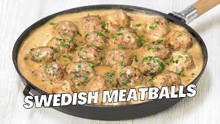 How to make SWEDISH MEATBALLS Homemade IKEA Meatballs Recipe by Always Yummy [upl. by Jaco]