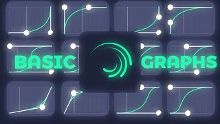 SMOOTH BASIC GRAPHS  Alight Motion Tutorial [upl. by Atinomar745]