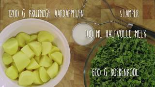 Boerenkoolstamppot recept  Jumbo [upl. by Neltiak28]