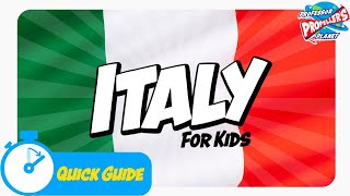 Italy for Kids Fun and facts [upl. by Naggem]