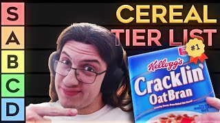 My DEFINITIVE Cereal Tier List [upl. by Aeriela266]