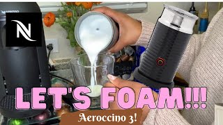 How To Foam Milk With Aeroccino 3 Make Coffee With Foam Tips amp Tricks  Easy Foamed Latte Recipe [upl. by Adam530]