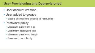 User Provisioning and Deprovisioning [upl. by Thirion]