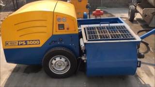 PS 3000 HD Plastering machine Pump and Sprayer [upl. by Symons]