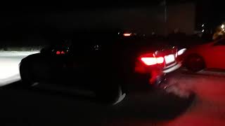 Mercedes AMG A45 VS bmw 335i Drag race [upl. by Michelina]