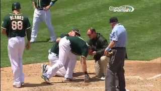 MLB Hit Batters Compilation [upl. by Rutledge]