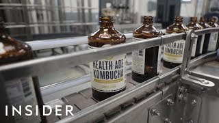 How Kombucha Is Made [upl. by Yrelbmik]