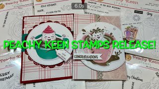 Peachy Keen Stamp Release [upl. by Nisa]