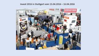 Invest Stuttgart 2016 vom 1516 April [upl. by Neeloj]