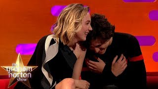 Timothée Chalamet Can’t Handle Saoirse Ronan’s Shrek Impression  The Graham Norton Show [upl. by Enohpesrep947]