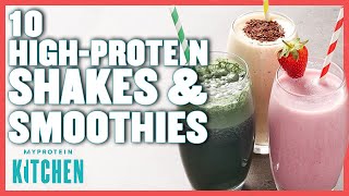 10 Delicious HighProtein Shake amp Smoothie Recipes  Myprotein [upl. by Nelleyram]