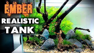 Aquascape Tutorial Realistic Ember Tetra Aquarium How To Full Step By Step Guide Planted Tank [upl. by Aiuqal32]