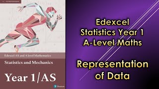 Edexcel A Level Maths Statistics 1  Representation of Data [upl. by Thormora434]