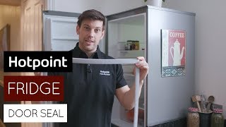 How to replace your fridge freezer door seal  by Hotpoint [upl. by Rodnas]